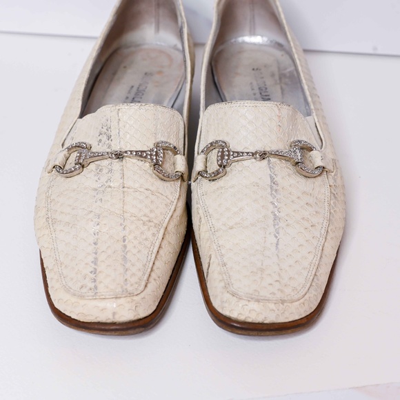 Crocodile leather Italian loafer - Picture 3 of 7